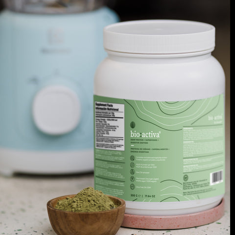 bio:activa® proteína de cáñamo + superfoods + enzimas