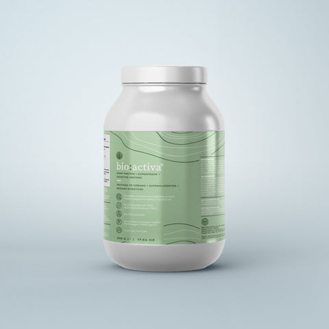 bio:activa® proteína de cáñamo + superfoods + enzimas